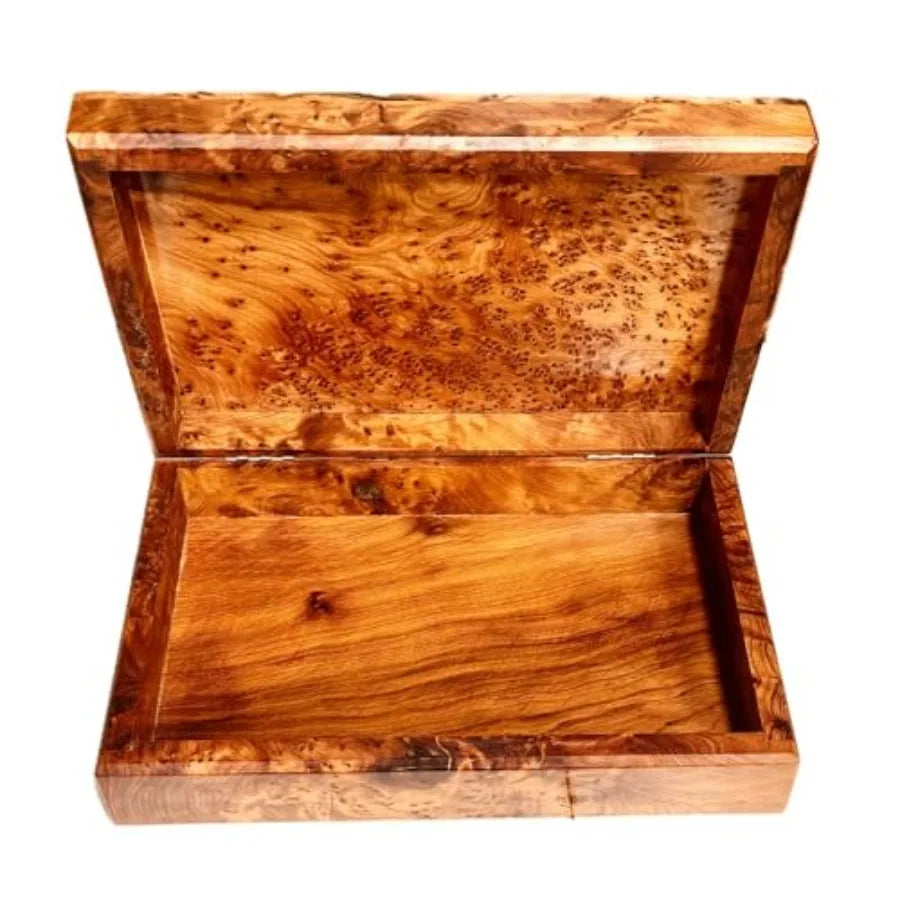 Hand Carved Wooden Multipurpose Keepsake Jewelry Decorative Art Box Storage Organizer Large wood BoxAntique (X-Large 2)