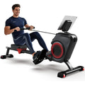 Magnetic Rowing Machine for Home with US Mute System Bluetooth Connectivity And App Support for Full-Body Home Workouts