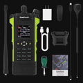 HAMGEEK APX-8000 Green 12W 128CH VHF UHF Walkie Talkie Dual Band Radio Dual PTT and Duplex