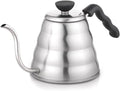 Premium Gooseneck Kettle, 1200ml Silver Stainless Steel for Pour Over Coffee & Tea
