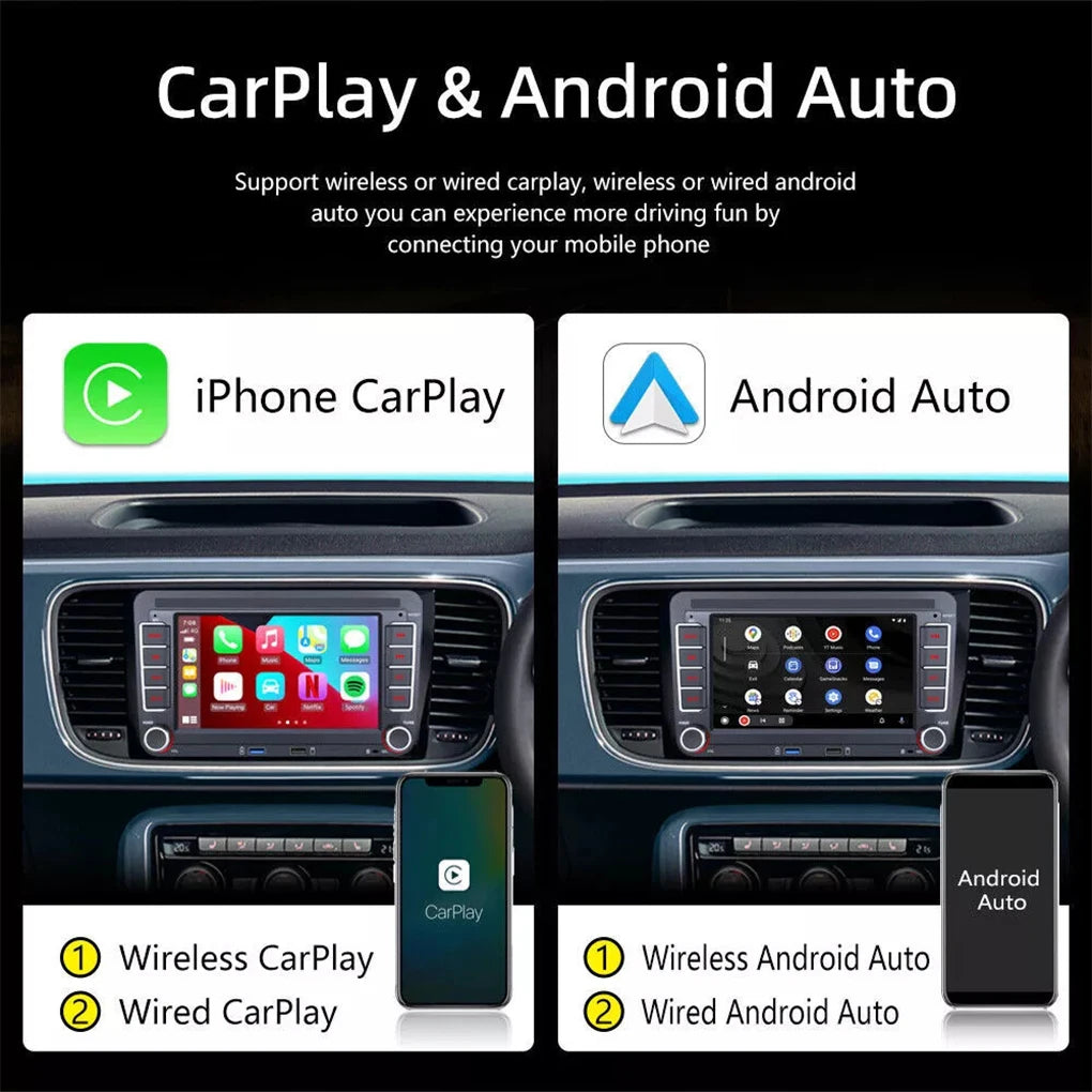 HD Car Radio With CANBUS Dash Cam Function WI-FI And Steering Wheel Learning CANBUS Included 1+16G