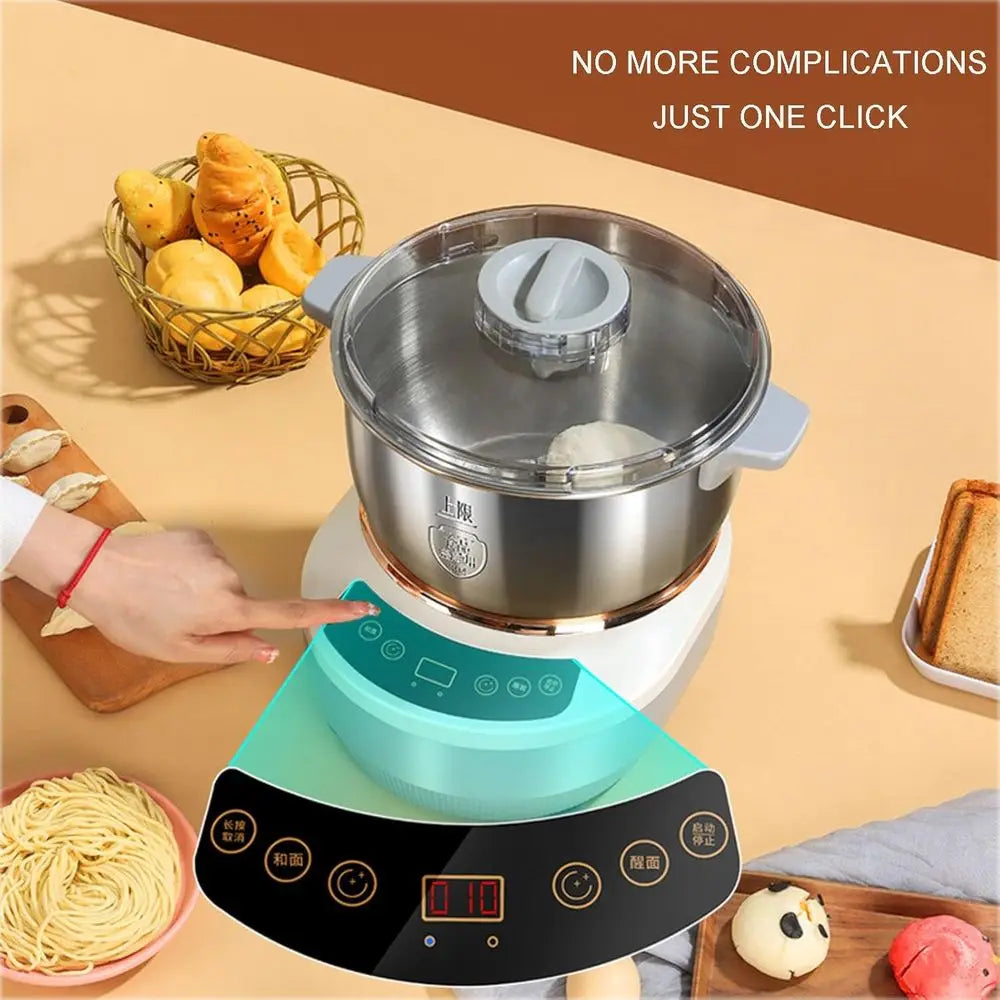 Stainless Steel Maker, 5L/7L Flour Mixer Machine, Kneading Machine with Ferment Function, Electric Stand Dough