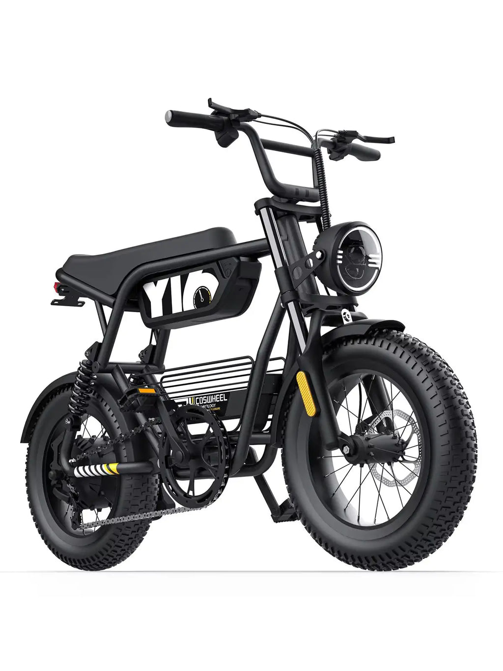 Coswheel Y16 adult E-bike 1000W 48V15Ah battery commute Electric Bike,16-inch Fat Tire E-Mountain bike