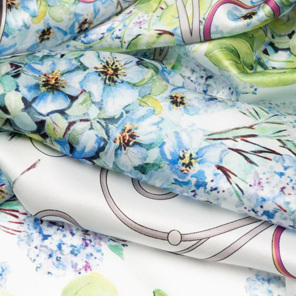 100% Silk Italian-Made Fashion Long Scarves for Women - Elegant Style Accessories