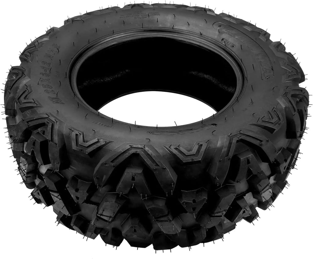 25x8-12 ATV/UTV Tire, 6 Ply, for Go Kart, Racing, Quad, Off-Road Terrain