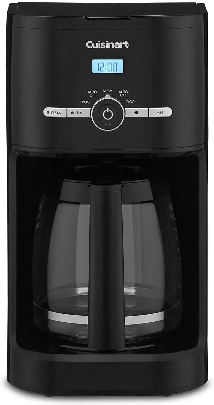 Premium 12-Cup Automatic Coffee Maker with Programmable Timer, Black, Energy-Efficient Design for Home or Office Use