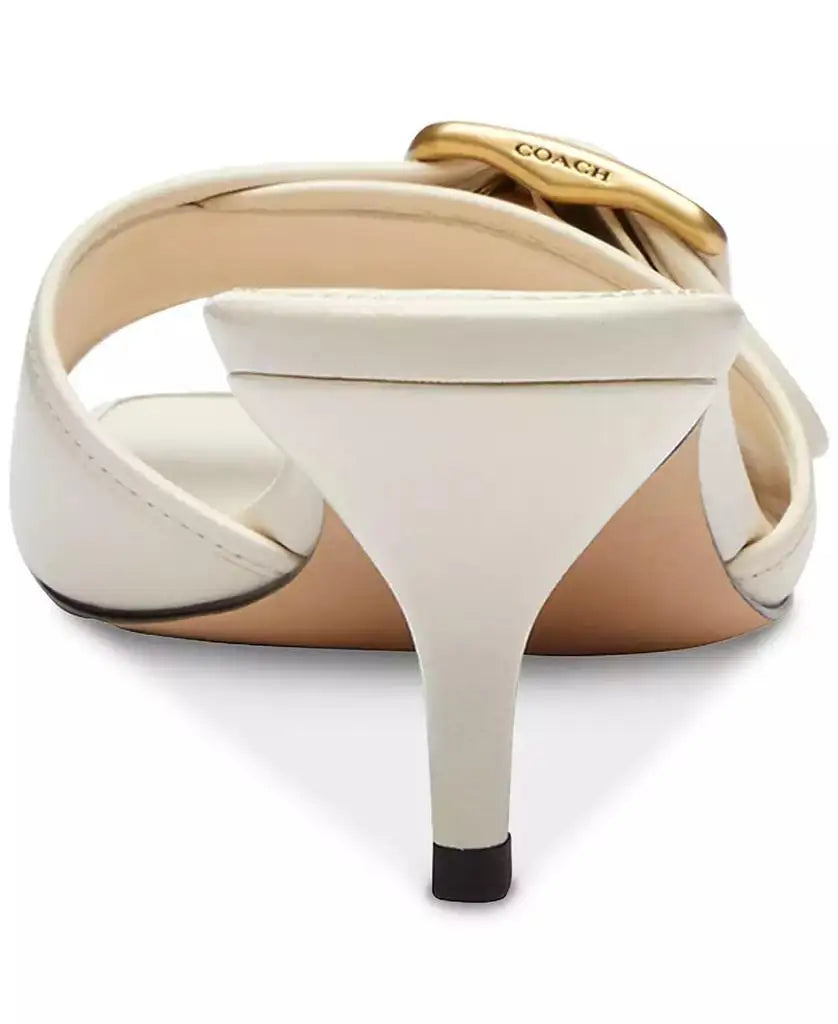 COACH | Women's Margot Kitten-Heel Slide Sandals