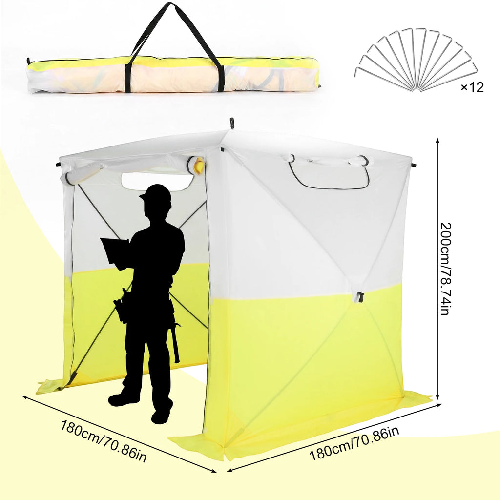 Compact Pop-Up Canopy Tent Waterproof UV Resistant 70.86x70.86x78.74in with Carrying Bag for Camping Backyard Parties Events