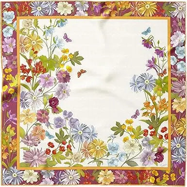 100% Silk Italian Square Scarves - 35 Elegant Designs, Handcrafted in Italy, Women's Fashion Accessories