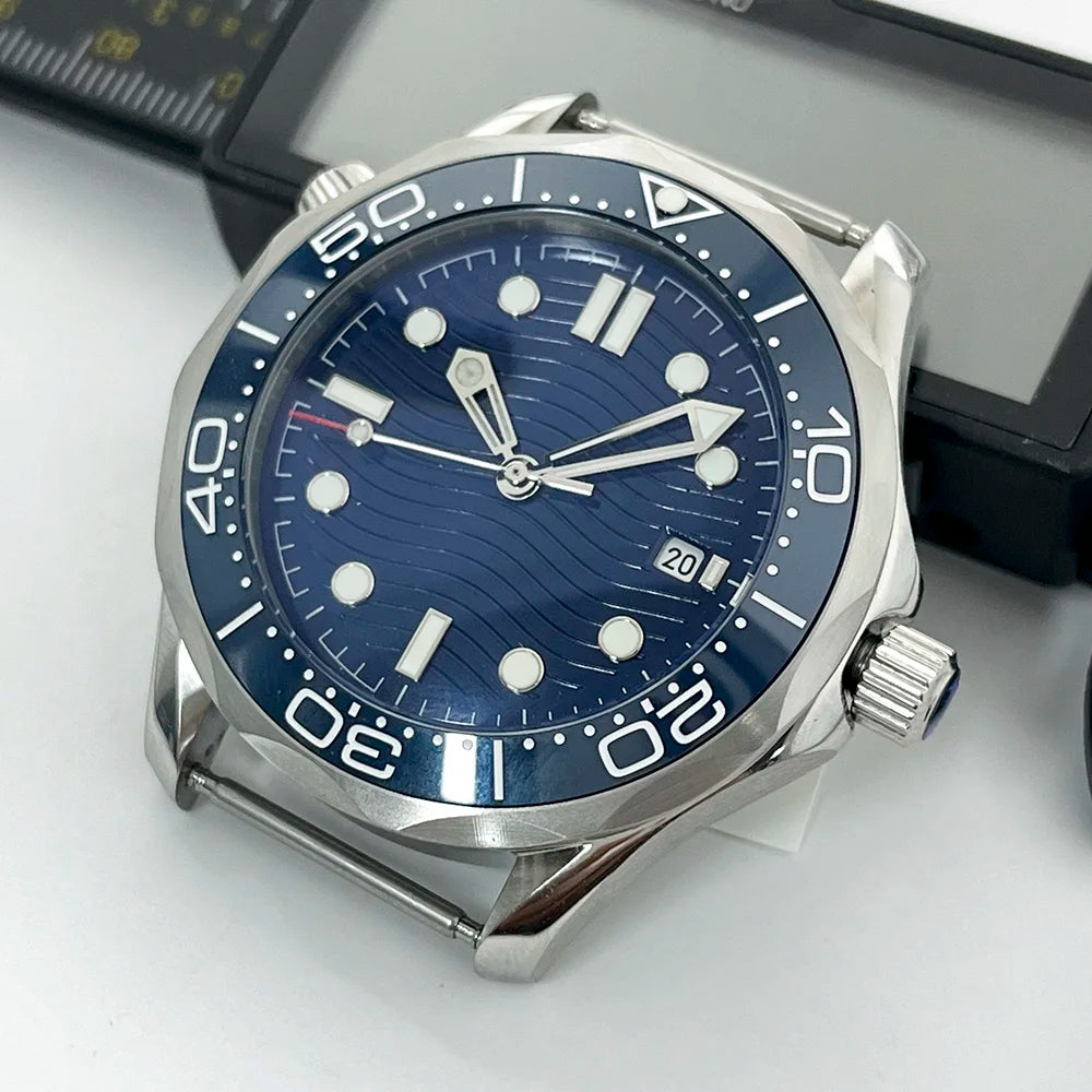 Miyota 8215 Automatic Mechanical Men's Watch Black Dial - No Strap Included Suitable for 20MM Wide 1612 Movement