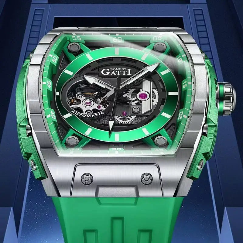 BONEST GATTI men's Watch Fully automatic mechanical type men's watch as a gift for your boyfriend mechanical wristwatch men's wa