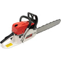20 Inch Gas Powered Chainsaw 52CC for Farm Garden Ranch Wood Cutting with 2KW Cordless Handheld Chain Saw Set in Black