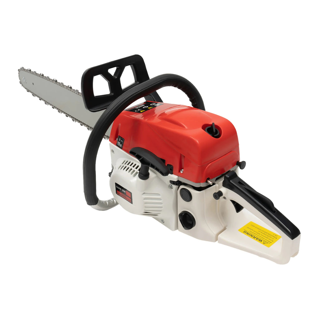 20 Inch 52CC Gasoline Chainsaw 2000W 2-Stroke Engine Gas Powered Chain Saw Handheld Tree Pruning Wood Cutting Tool Set 7500Rpm