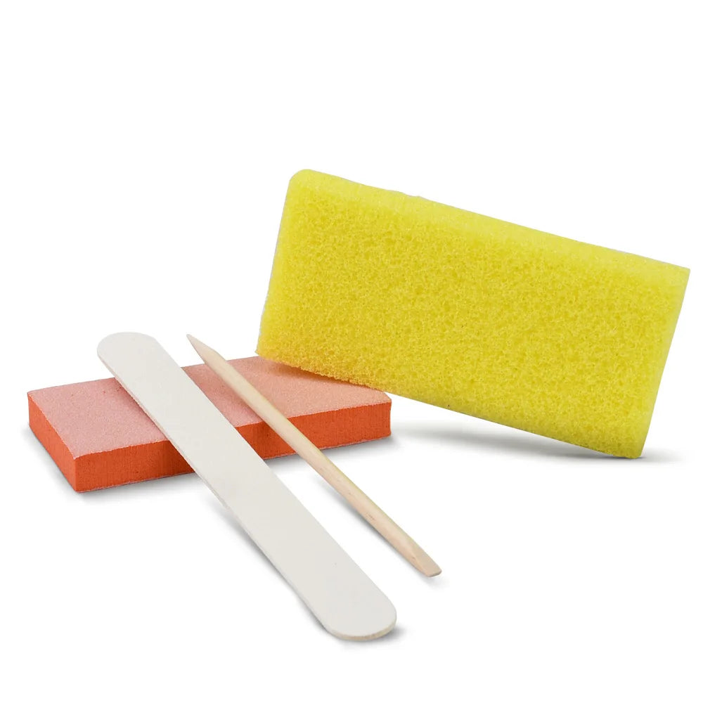 800 Sets/Carton Disposable Pedicure Nail File Kits Salon Manicur natural Nail Polis