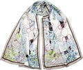 100% Silk Italian-Made Fashion Long Scarves for Women - Elegant Style Accessories