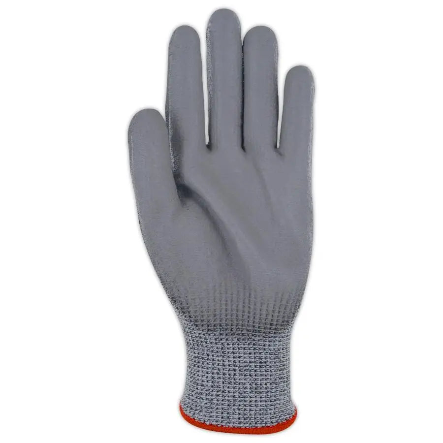 Griffin Gear ANSI A5 Polyurethane Palm Coated Work Gloves, 12 Pairs, Size 9 Large GPD591