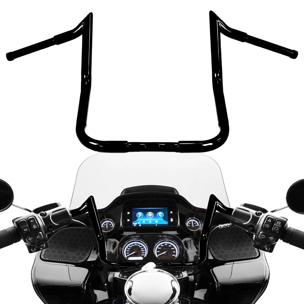 16 inch Meat Hook Monkey Bar Ape Hanger HandleBar for Harley Ape Hanger Bar Meathook HandleBar Monkey Bar Ape Hanger Bar