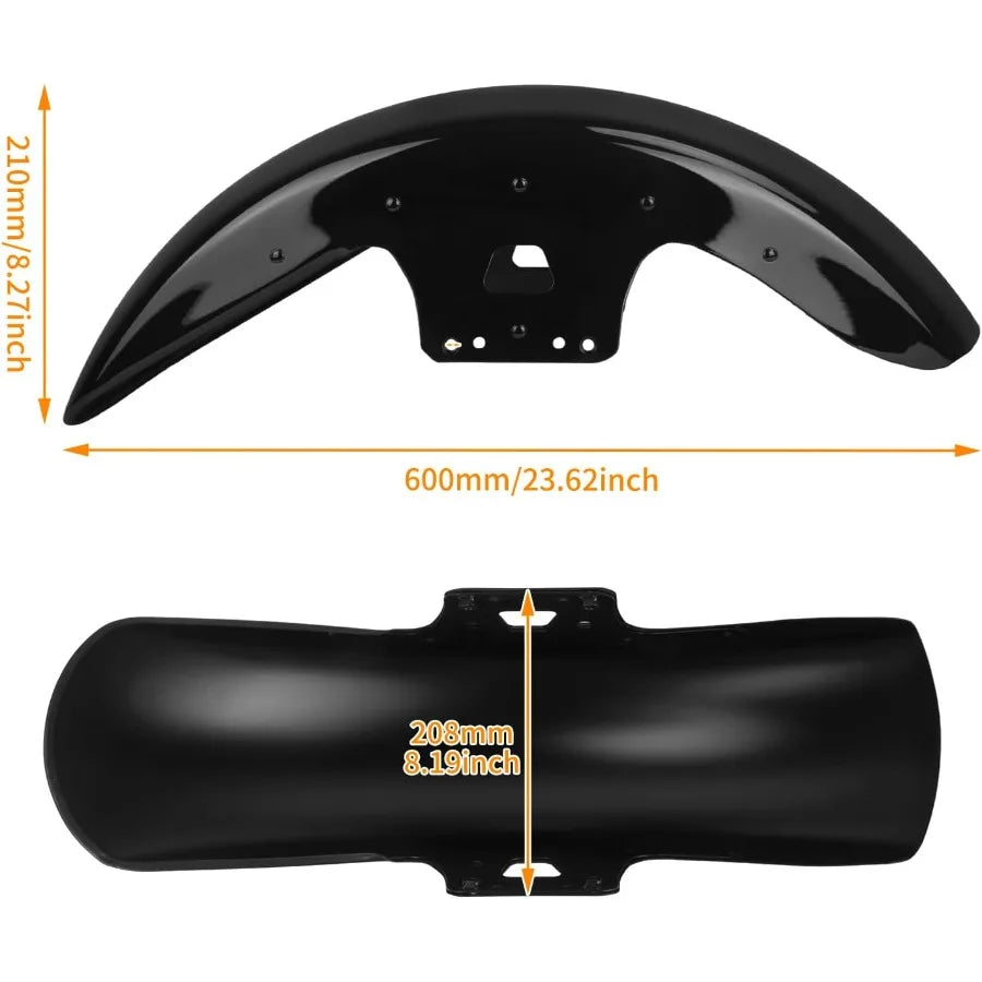 Front Fender 19 Wheels Wrap Mudguard for Harley Touring Road King FLHR Electra Glide FLHT Street Glide FLHX CVO Road Glide 2014