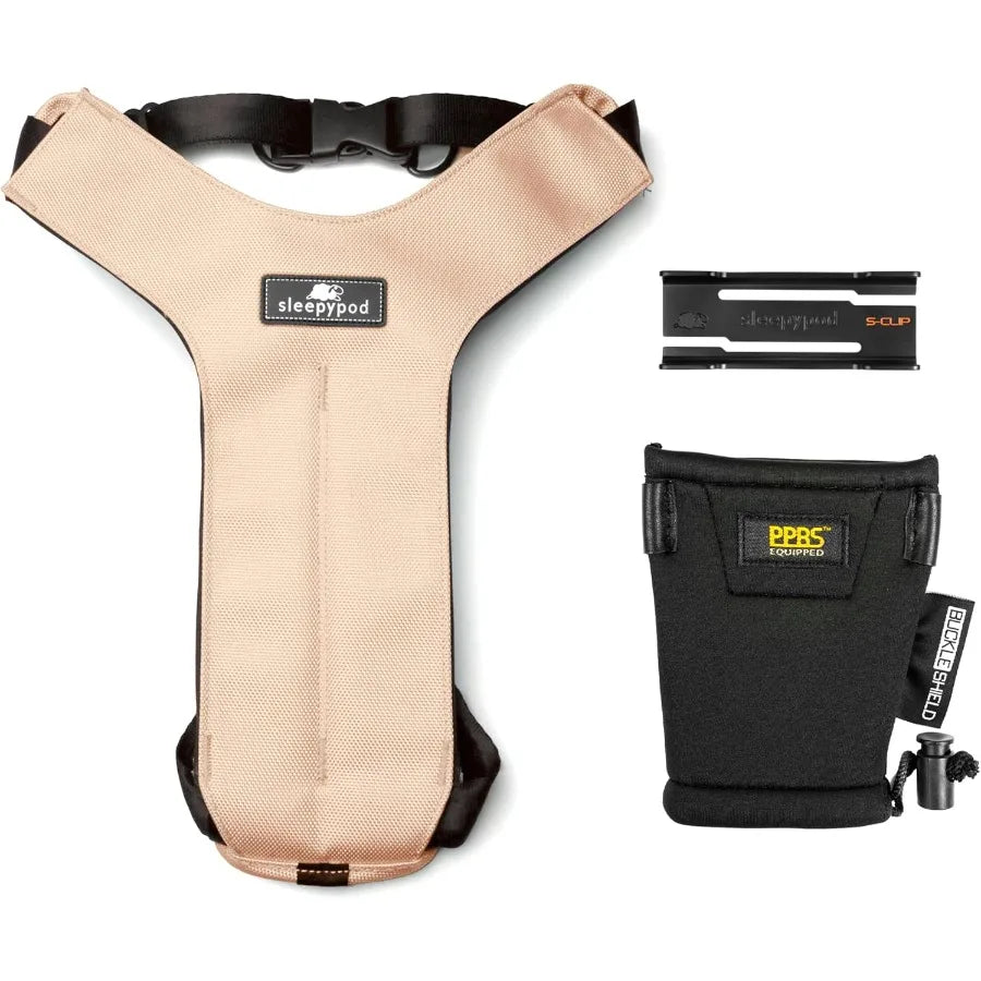 Clickit Sport Plus Car Seat Belt Harness for Dogs - Crash-Tested and Safety Certified Ideal for Traveling Walking and Outdoor A