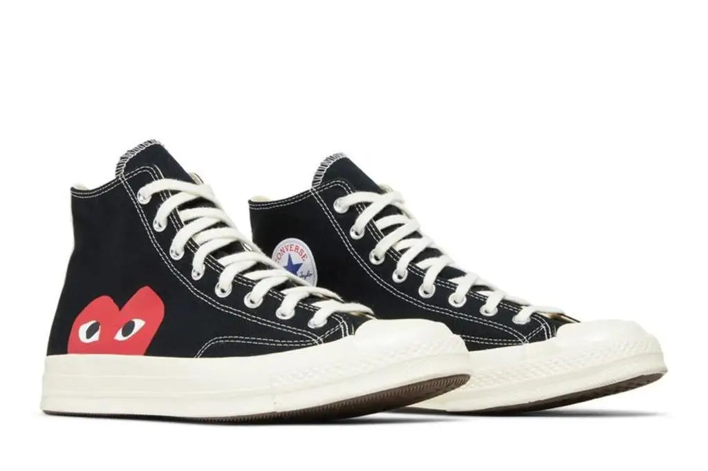 Converse Chuck Taylor All-Star 70 Hi Unisex Black Skateboarding Sneakers Active Lifestyle And Everyday Wear