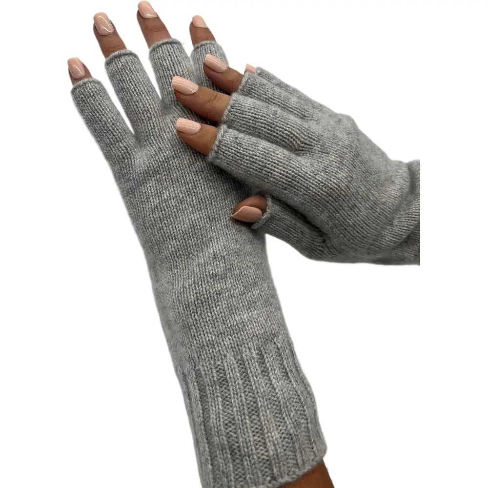 Pure Alashan 100% Cashmere Fingerless Gloves