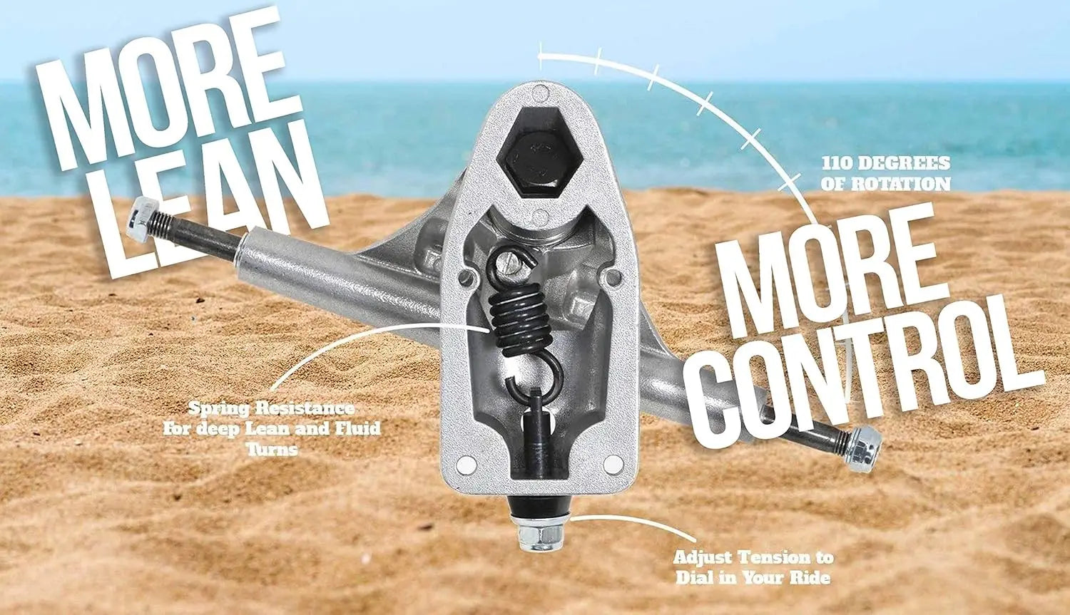 29"x10" Maple Surf Skateboard with Carving Truck, Fully Assembled for Smooth Cruising and Surf-Like Maneuvers