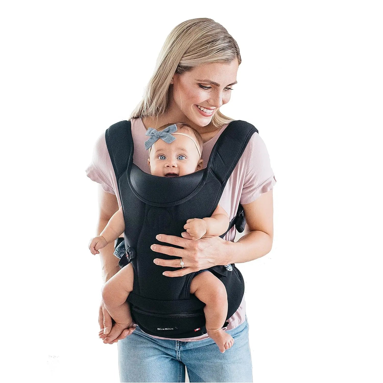 Essential Hip Seat Baby Carrier with 3 Carry Positions incl. Ergonomic Forward-Facing, Built-in Storage, Adjustable Waist Belt