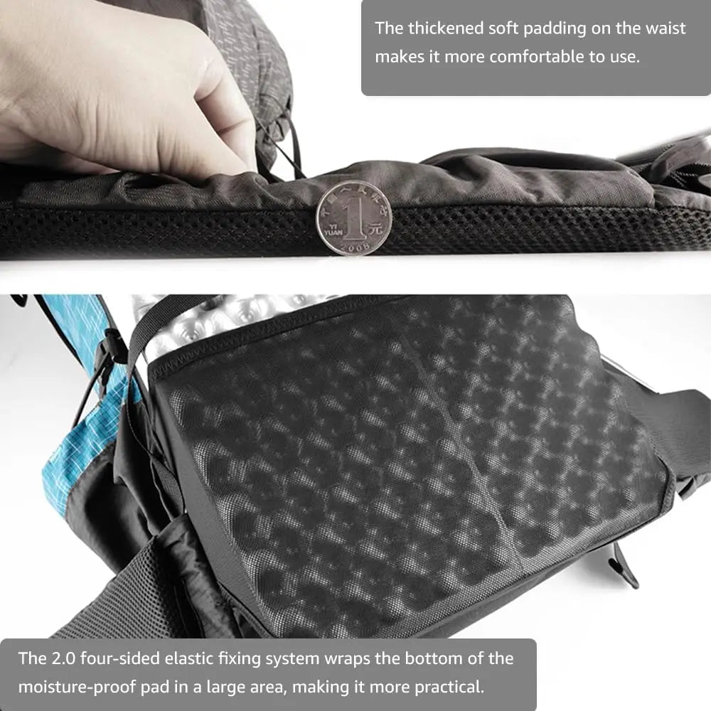 3FULGEAR QiDian Hiking Backpack for Men Women 56L(40+16) Lightweight Outdoor Camping Bag Trekking Daypack (Khaki)