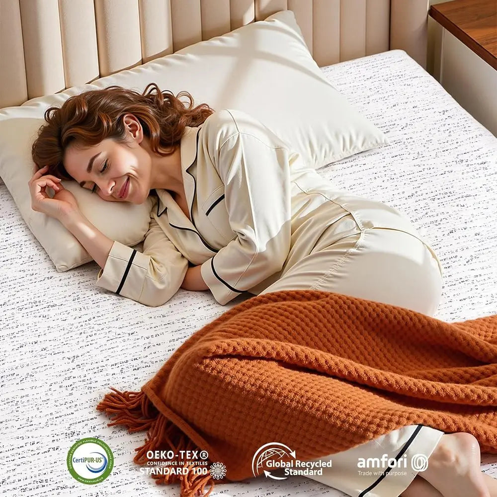 Gel Infused Memory Foam Mattress Topper, 4 Inch Bed Topper with Cover, Soft Cooling and Pressure Relieving, CertiPUR-US Certifie