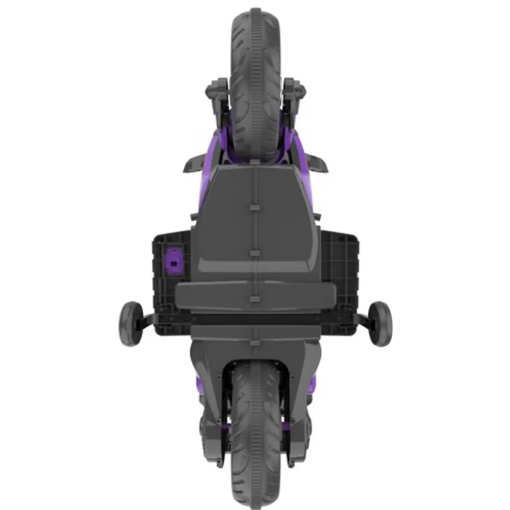 Kids Electric Off-Road Motorcycle - 2-8Y Rechargeable Bike with LED Lights/Music & Simulation Engine Sound Children electric car