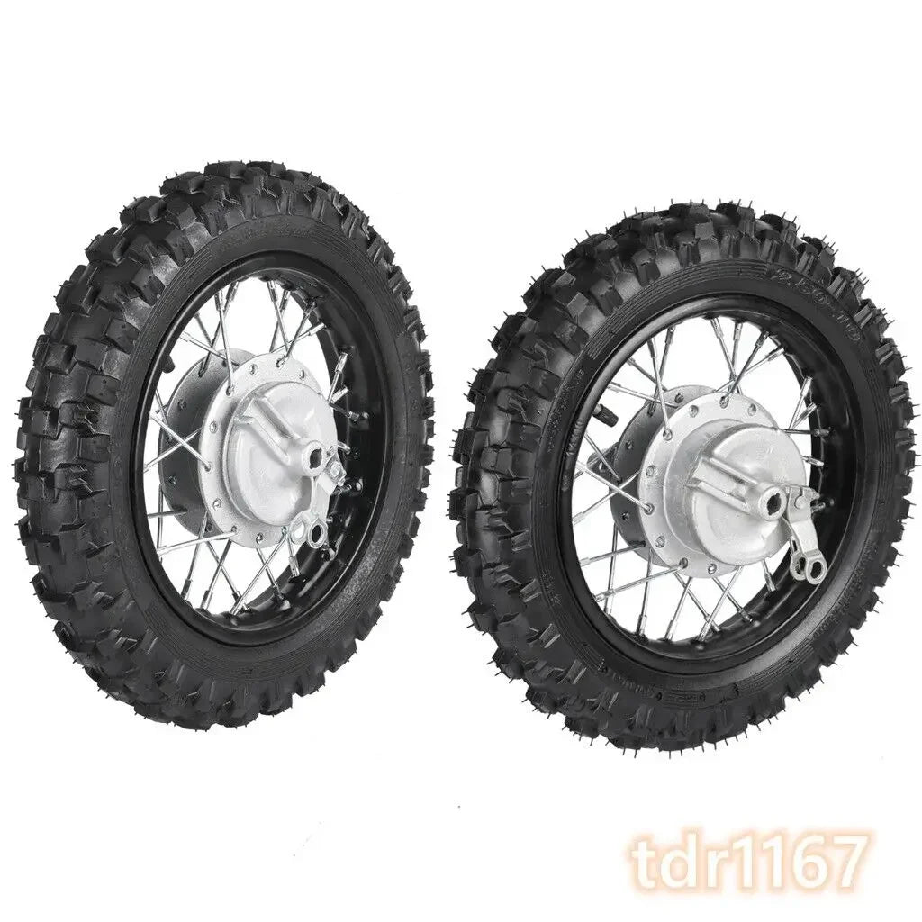 2.50-10'' 12/14''/16/ 17'' Rim Wheel Tire Tyre Disc/Drum Brake for Pit Dirt Bike 70cc 90cc 110cc 150cc 160cc Petrol scooter