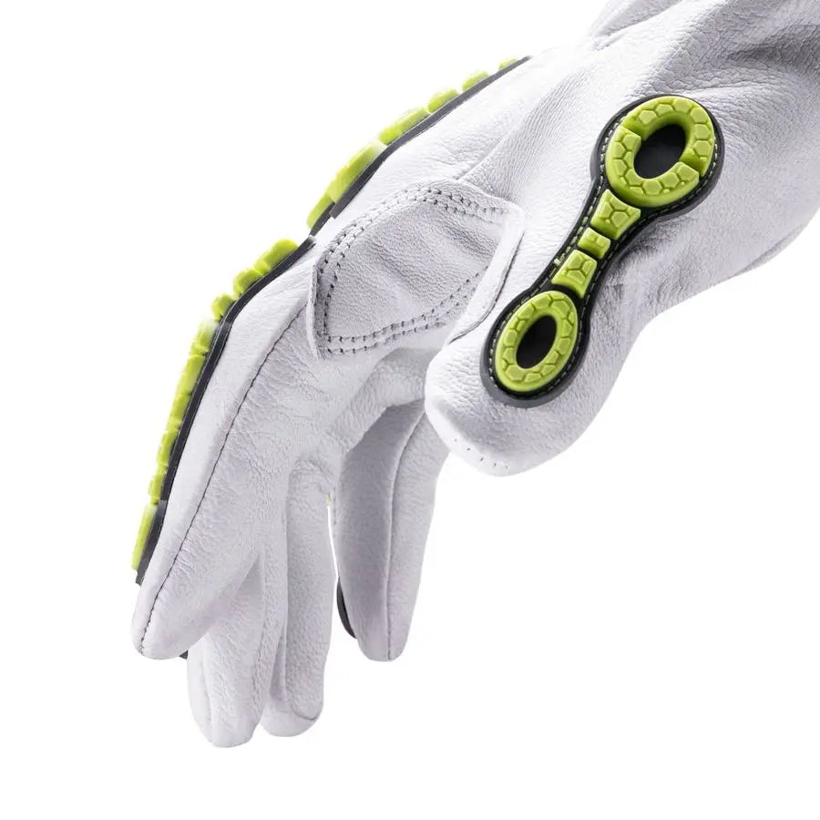 CutResistant Impact Protection Leather Work Gloves Chrome Series 4080