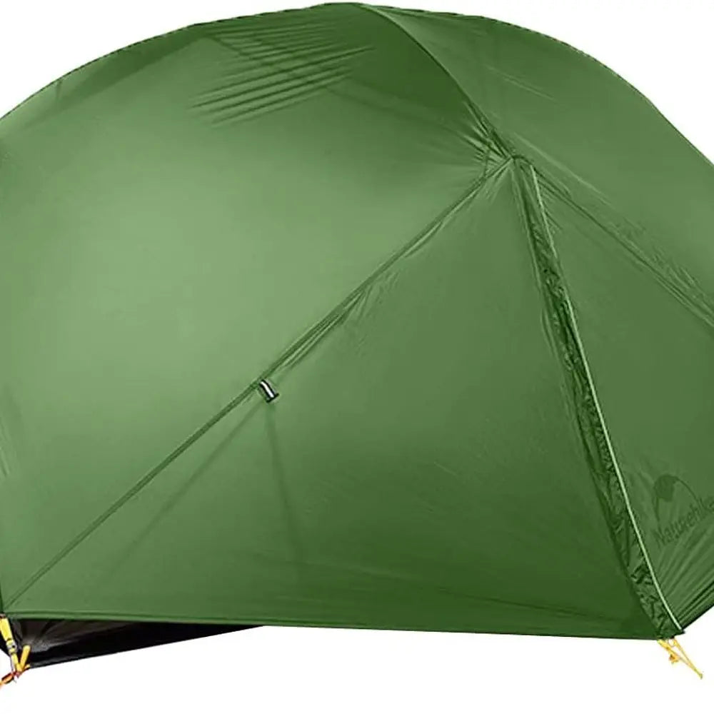 Lightweight 2-Person 3-Season Waterproof Hiking Tent with Double Crossbars for Easy Setup and Double Layer Protection, Ideal for