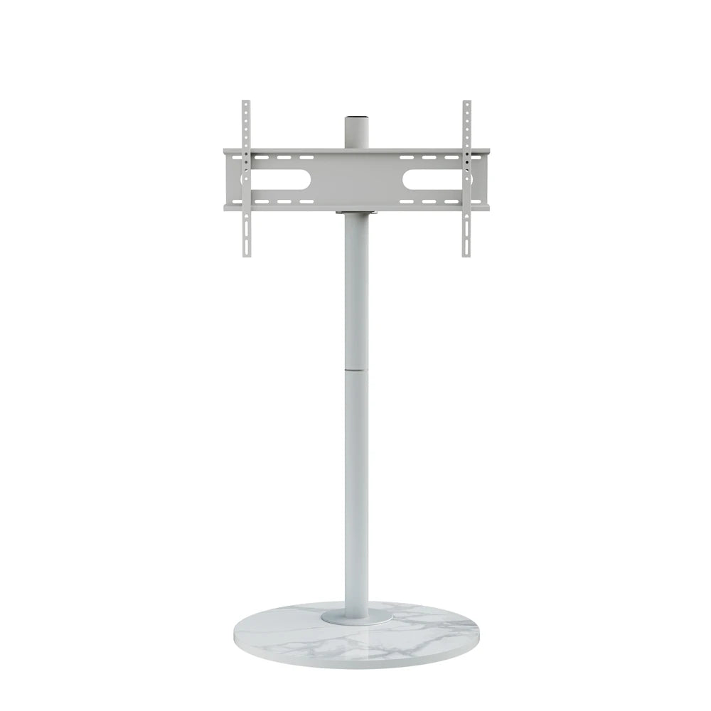 Modern Corner TV Stand Bracket Mobile Floor TV Cart for 40-75 Inches with Rolling Wheels