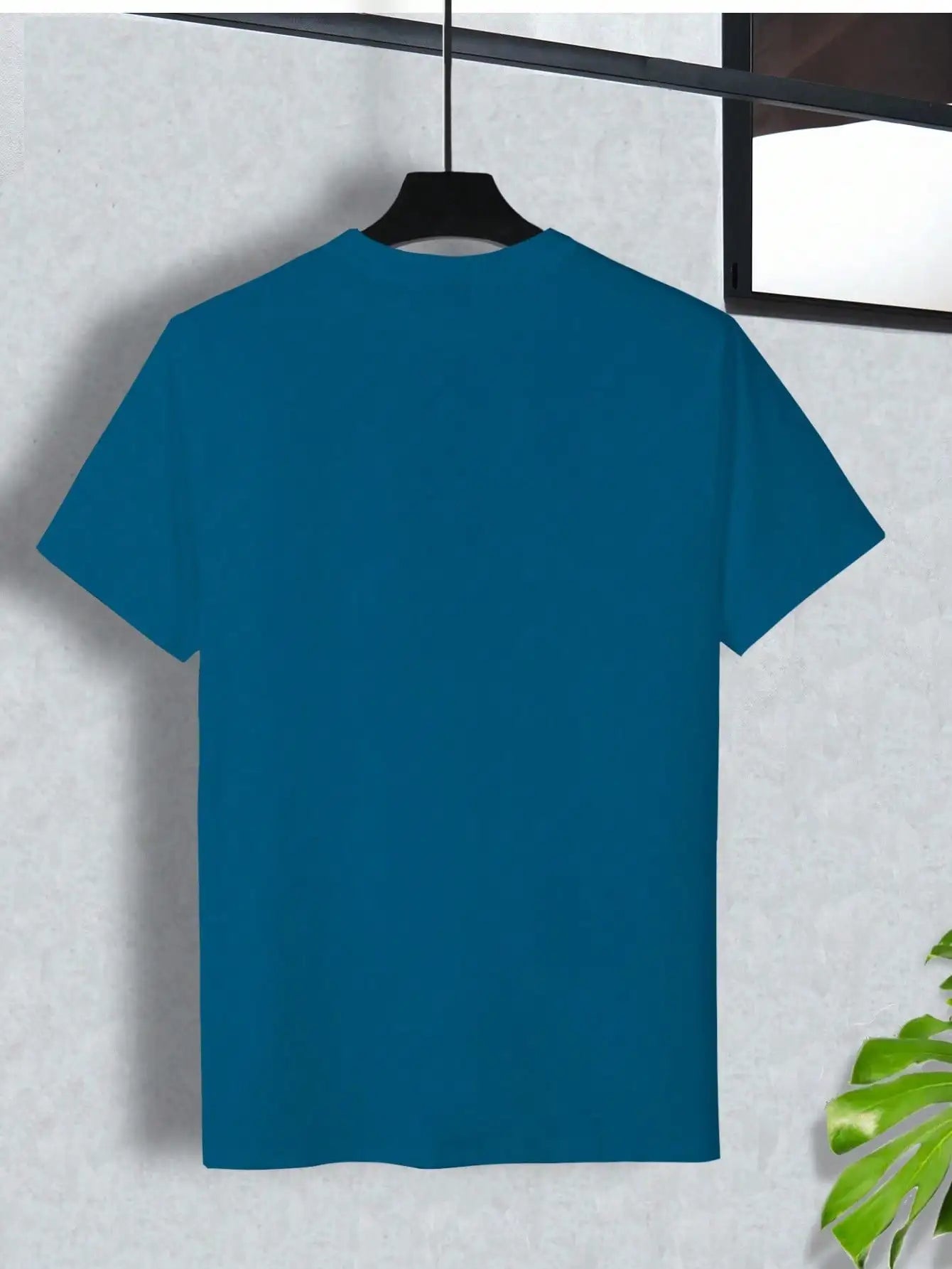 Men's Casual Color Block Striped Round Neck Short Sleeve T-Shirt for Summer