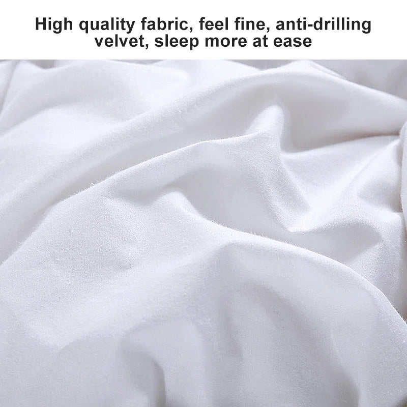 2 Pieces Feather and Down Comforter Queen Size - All Season White Queen Duvet Insert Warmth Bedding Comforters 90x90''