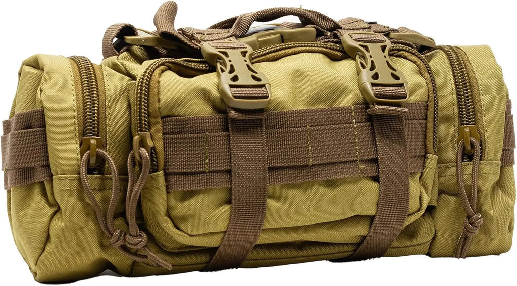 Rapid Deployment Sling Pack - Tactical Cross Body EDC Bag, Coyote Tan