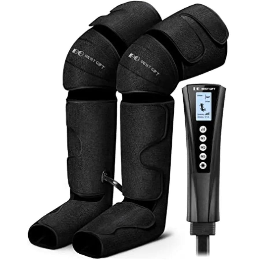 Air Compression Leg Massager with Heat for Relaxation and Recovery Perfect Gift for Mom Dad Men Women Loved Ones Ideal for Chri