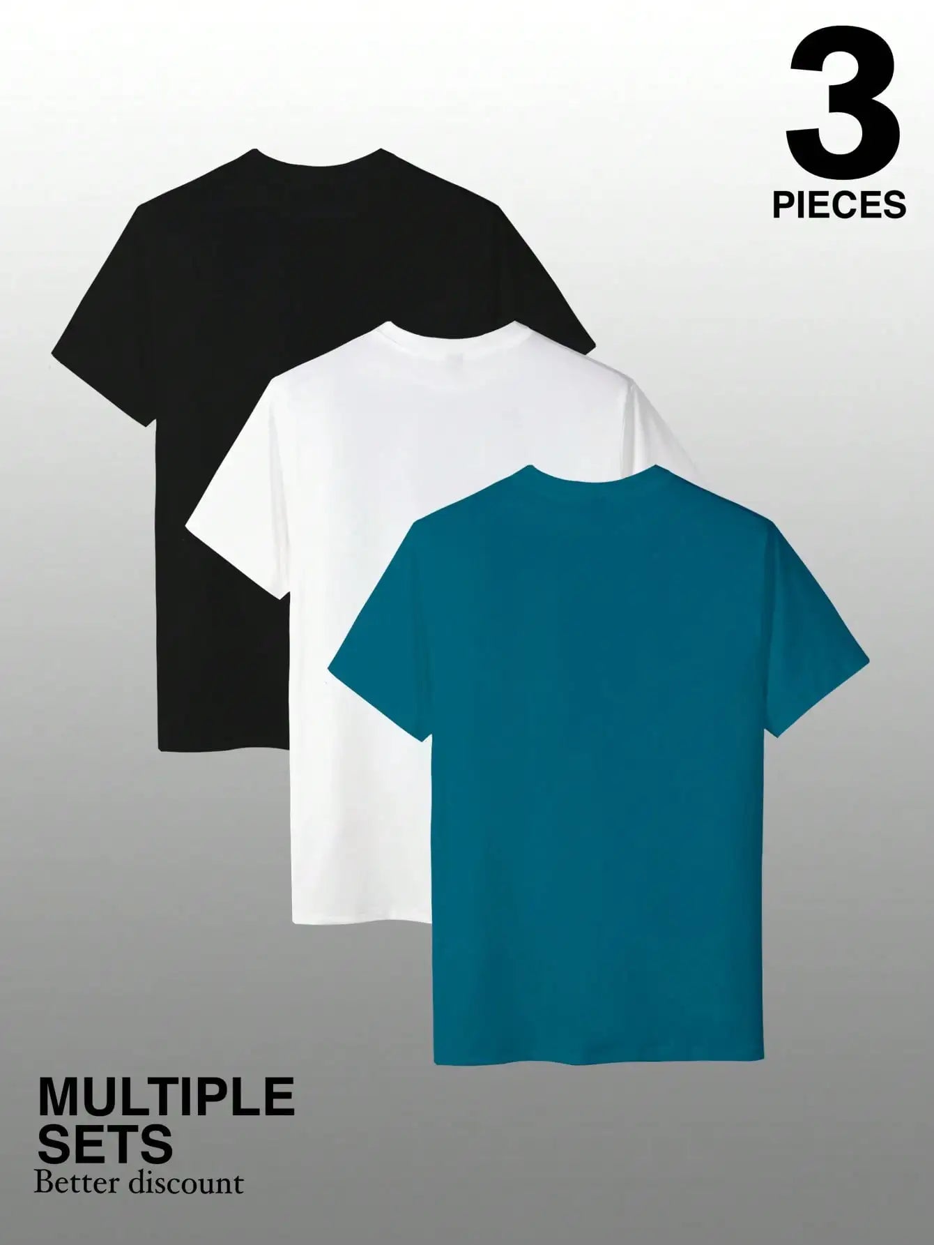 Men's Casual Color Block Striped Round Neck Short Sleeve T-Shirt for Summer