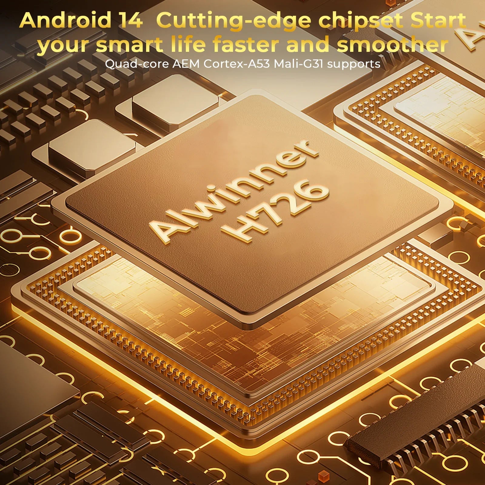 8K Support X7 AI Smart Projector with Android 14 OS, UHD 1080P 1000 ANSI Built-in Apps, Auto Focus&Keystone, Home Outdoor Beamer