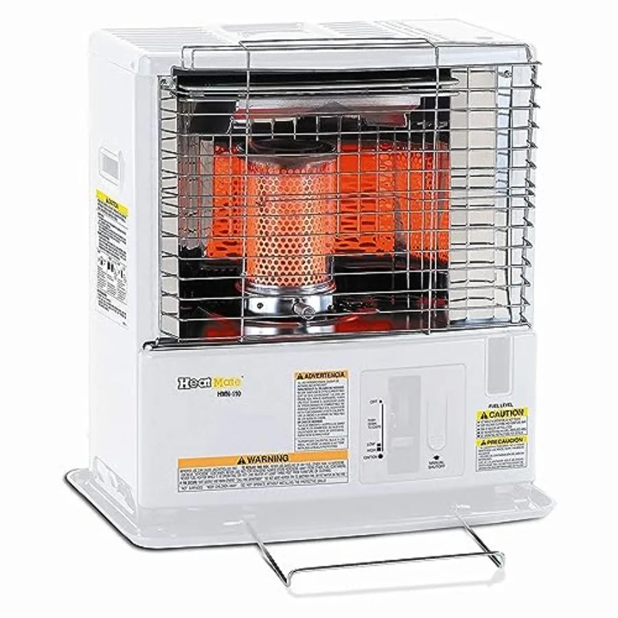 Sengoku Indoor Outdoor Kerosene Heater 10000 BTU Portable White Cordless Space Heating Machine for Home Garage Basement Camping