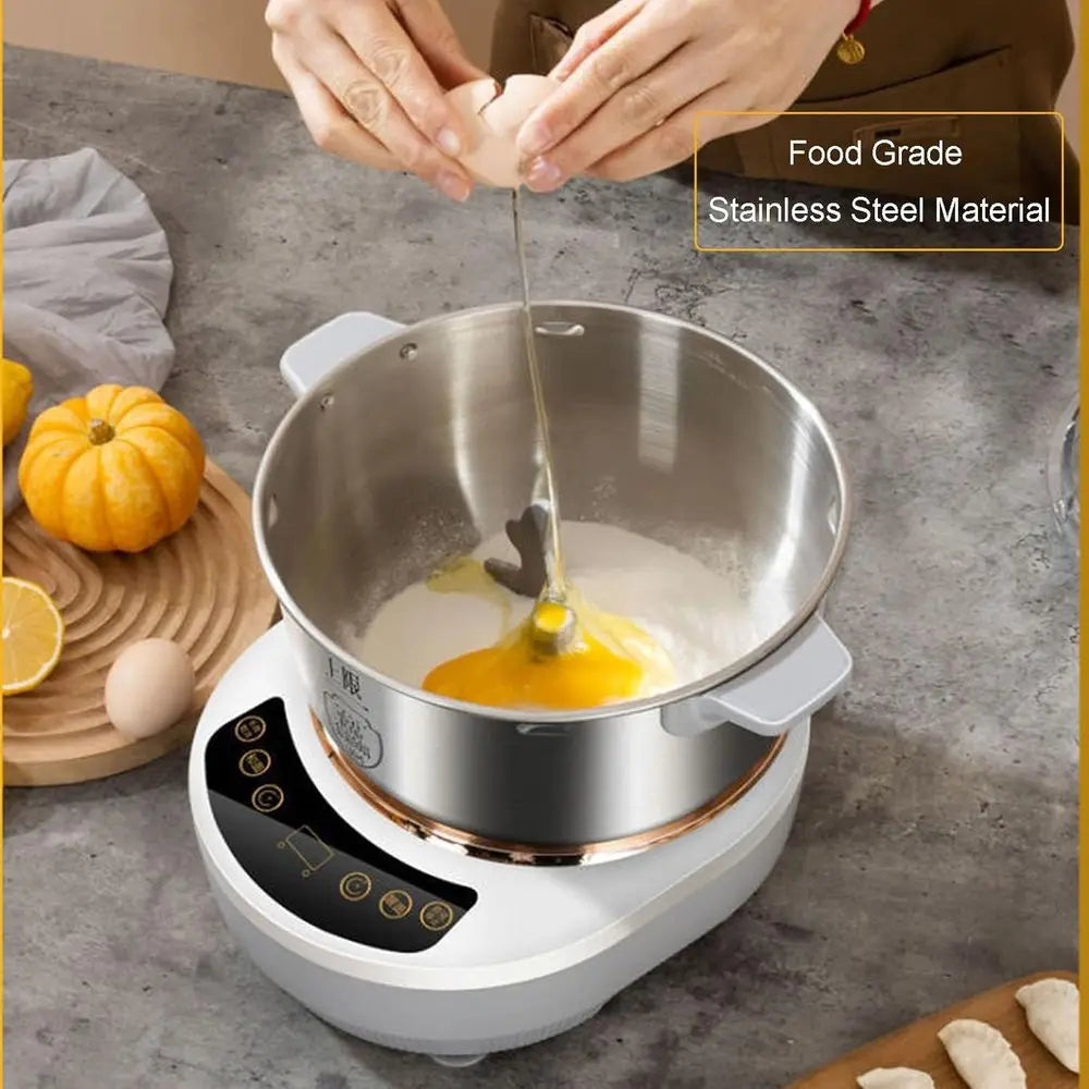 Stainless Steel Maker, 5L/7L Flour Mixer Machine, Kneading Machine with Ferment Function, Electric Stand Dough