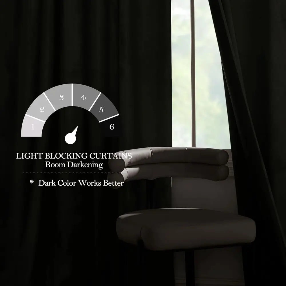 Elegant Sage Green Velvet Curtains, 52x108, Light-Blocking Panels for Living/Guest Rooms, Spring Decor