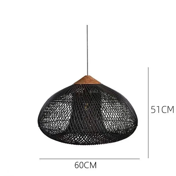 Southeast Asian Vintage Pendant Lights Hight Quality Rattan Lamps Dining Room Restaurant Kitchen Light Fixtures Loft Luminaries