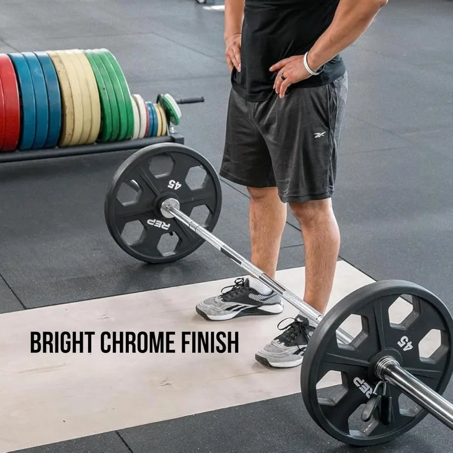 Versatile Fitness Barbells for Home Gym and Commercial Use: Teton Training Barbell 15KG or 20KG Delta Mixed-Use Bar (20KG) Badl