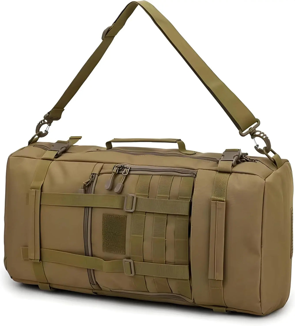 Tactical Assault Backpack with MOLLE System, 72-Hour High-Durability Pack, Multiple Compartments
