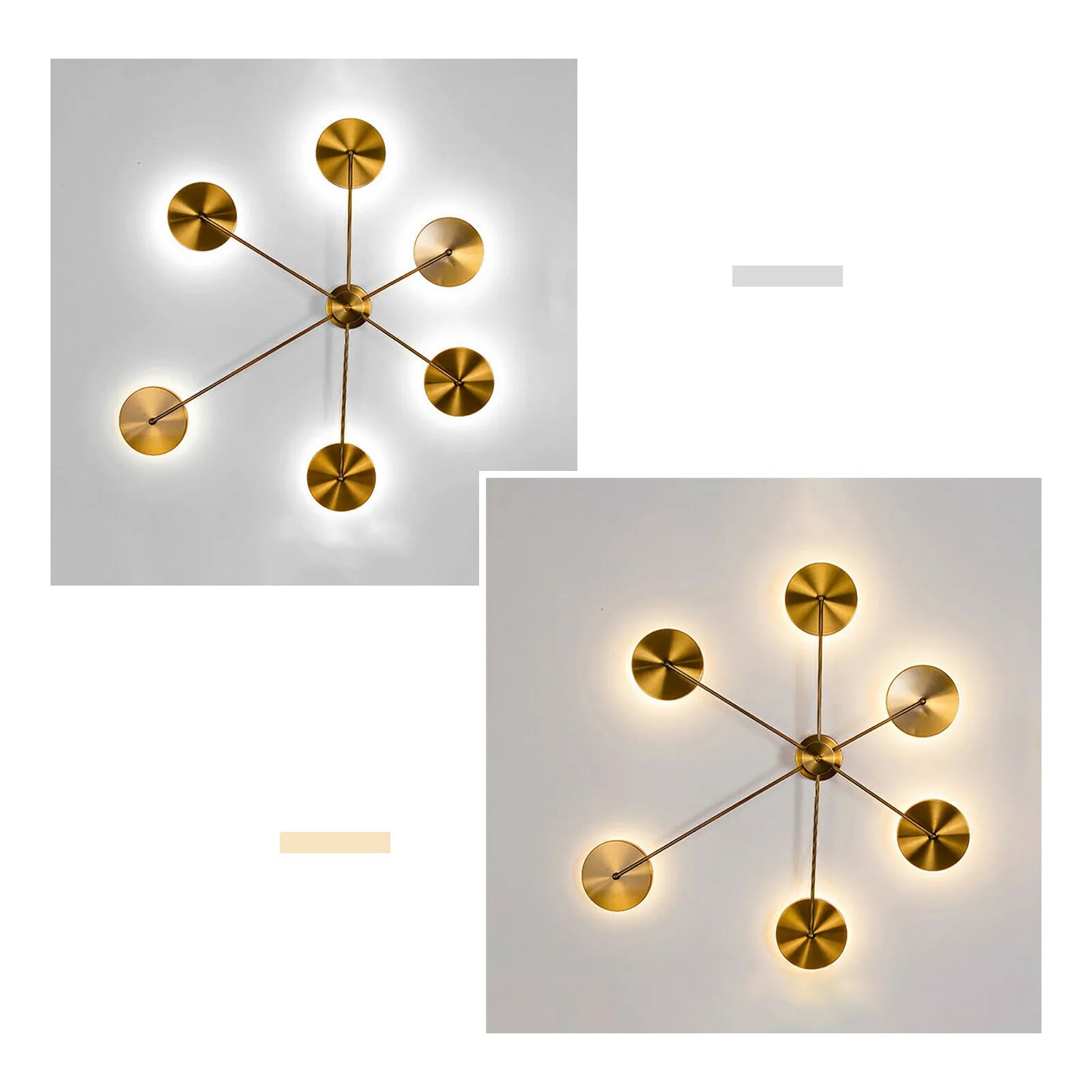Modern Wall Sconces Sputnik Wall Light Creative Ceiling Lamp Modern Art Lights Decorations