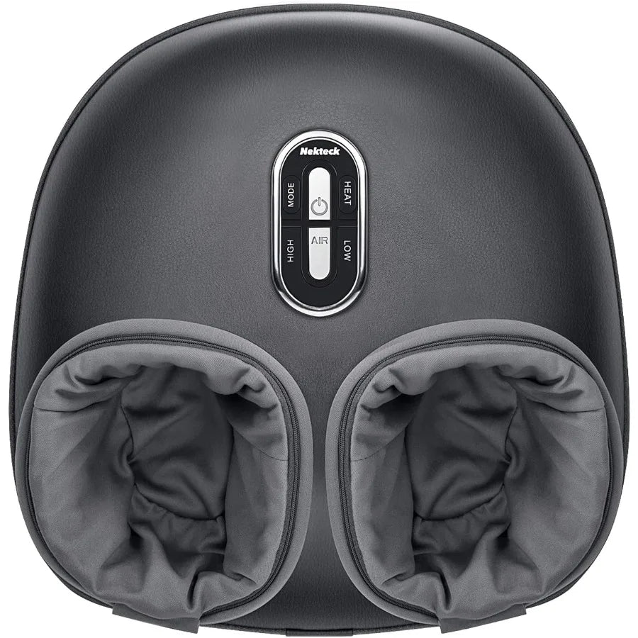 Shiatsu Foot Massager with Heat FSA Eligible Deep Kneading Therapy Air Compression for Home Office Use Enhances Blood Circulati