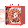 240V Fan-Forced Industrial Heater 4800W Workshop Utility Space Heater with Thermostat Control Overheat Protection Carry Handle