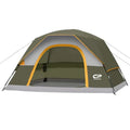 Tents for Camping 4 Person Tent Waterproof Windproof Double Layer Camping Tent Easy Setup Dome Tent with Large Mesh Windows and